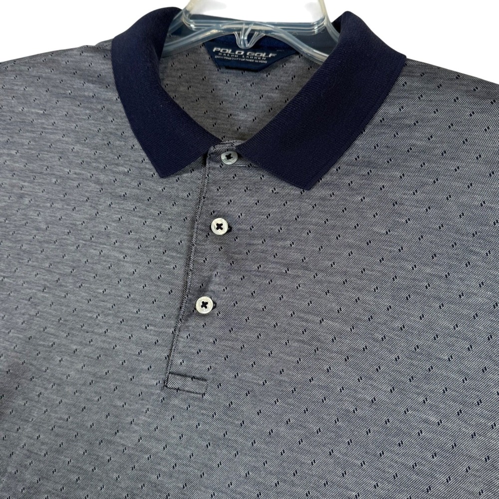 Polo Ralph Lauren Golf Mens XL Polo Shirt Pima Cotton‎ Patterned